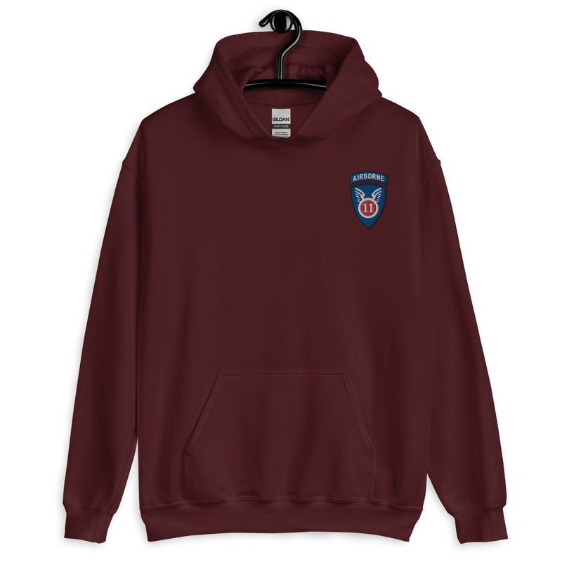 11th Airborne Division Hoodie - Maroon