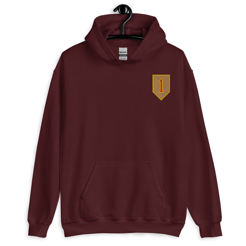1st Infantry Division Hoodie - Maroon