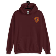 5th Marine Division Hoodie - Maroon