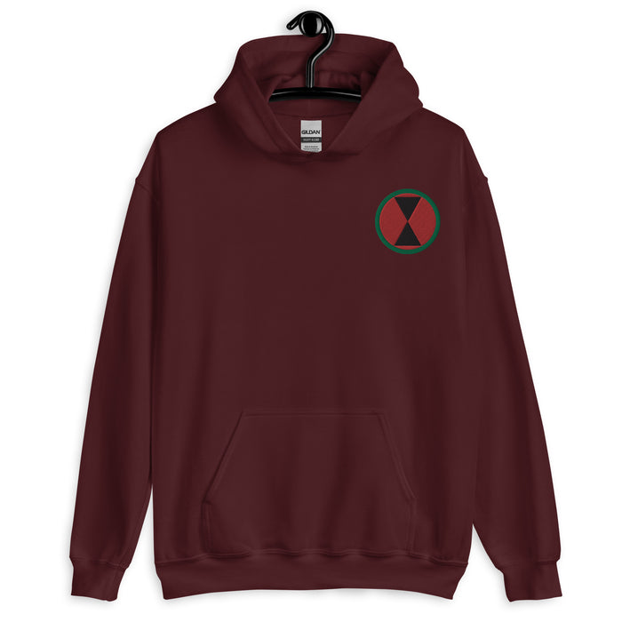7th Infantry Division Hoodie - Maroon