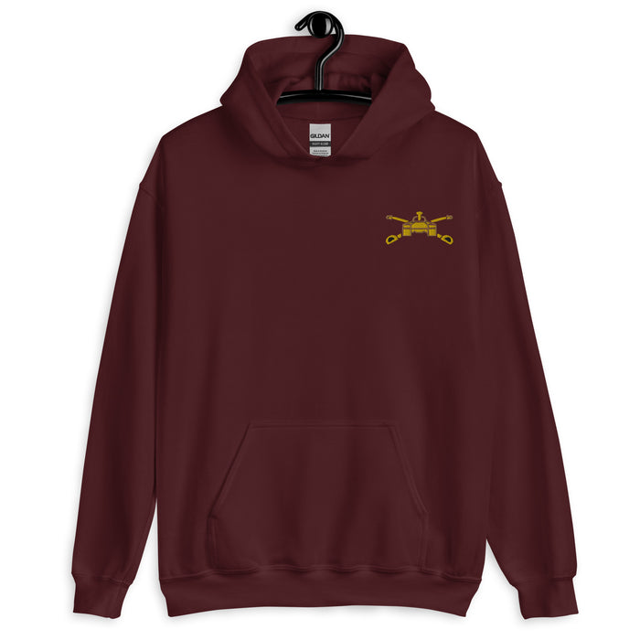 Army Armor Hoodie - Maroon