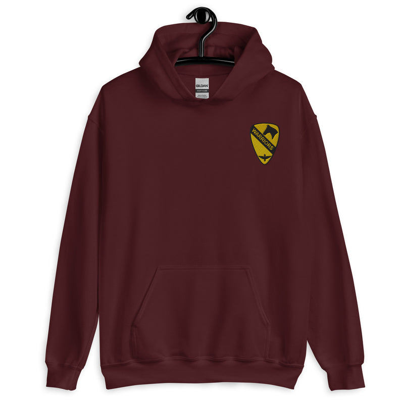 1st Air Cavalry Brigade Hoodie - Maroon