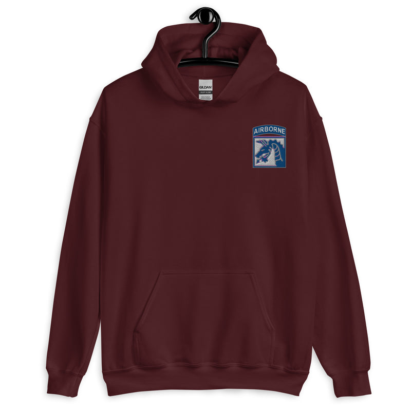 XVIII Airborne Corps Hoodie - Maroon