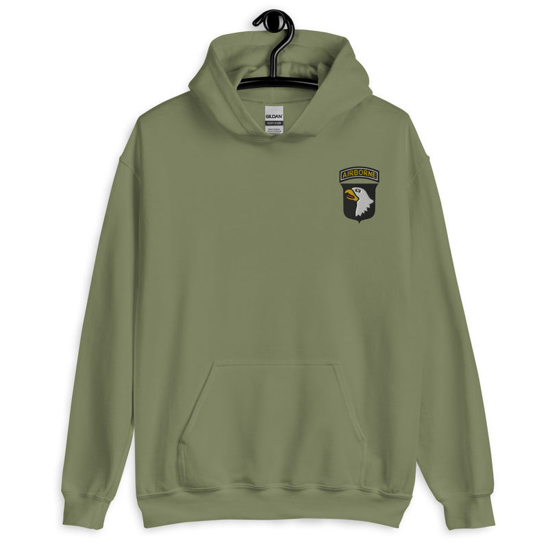 101st Airborne Hoodie - Military Green