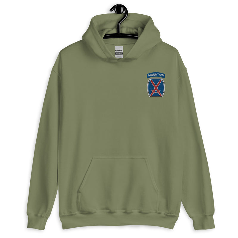 10th Mountain Division Hoodie Hoodie - Military Green