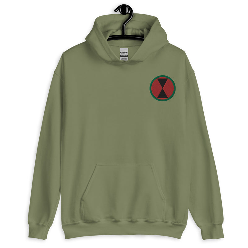7th Infantry Division Hoodie - Military Green