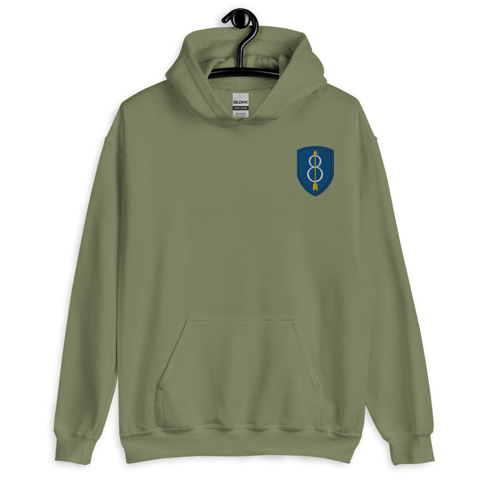 8th Infantry Division Hoodie - Military Green