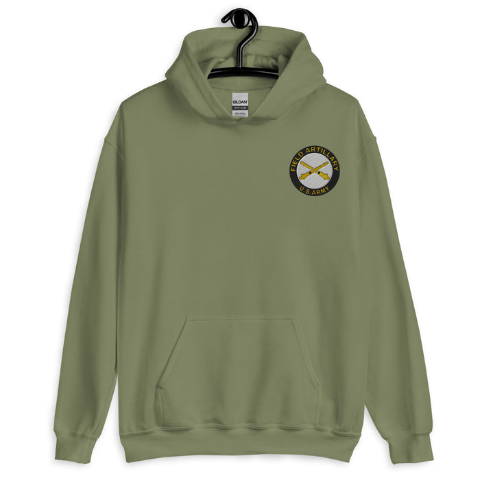 Field Artillery Hoodie - Military Green