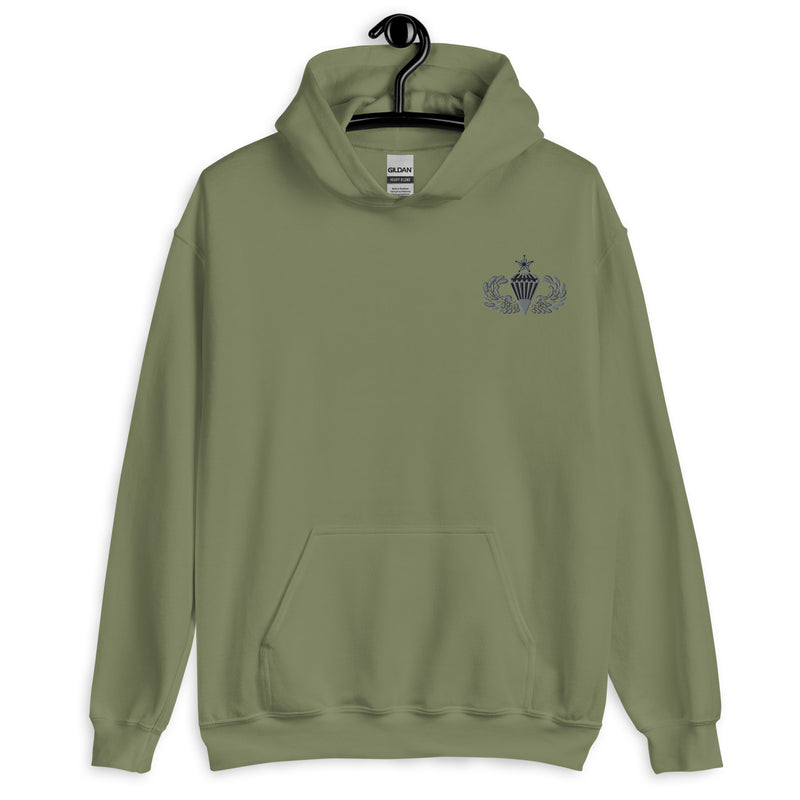 Senior Parachutist Hoodie - Military Green
