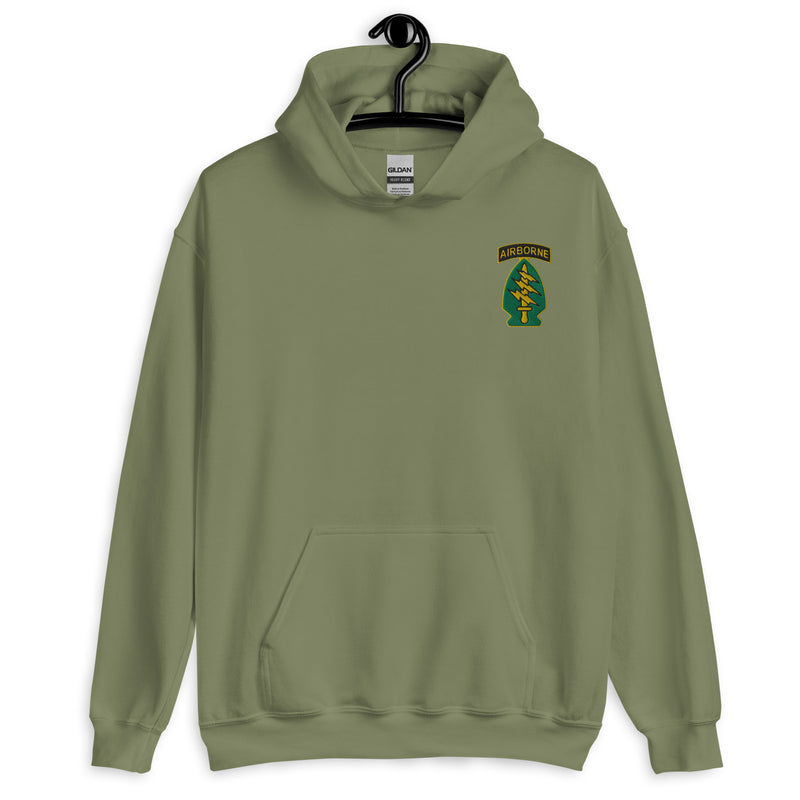 Special Forces Airborne Hoodie - Military Green