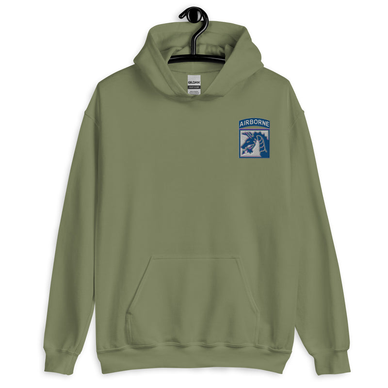 XVIII Airborne Corps Hoodie - Military Green