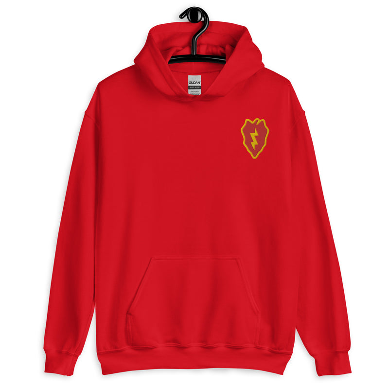 25th Infantry Division Hoodie - Red