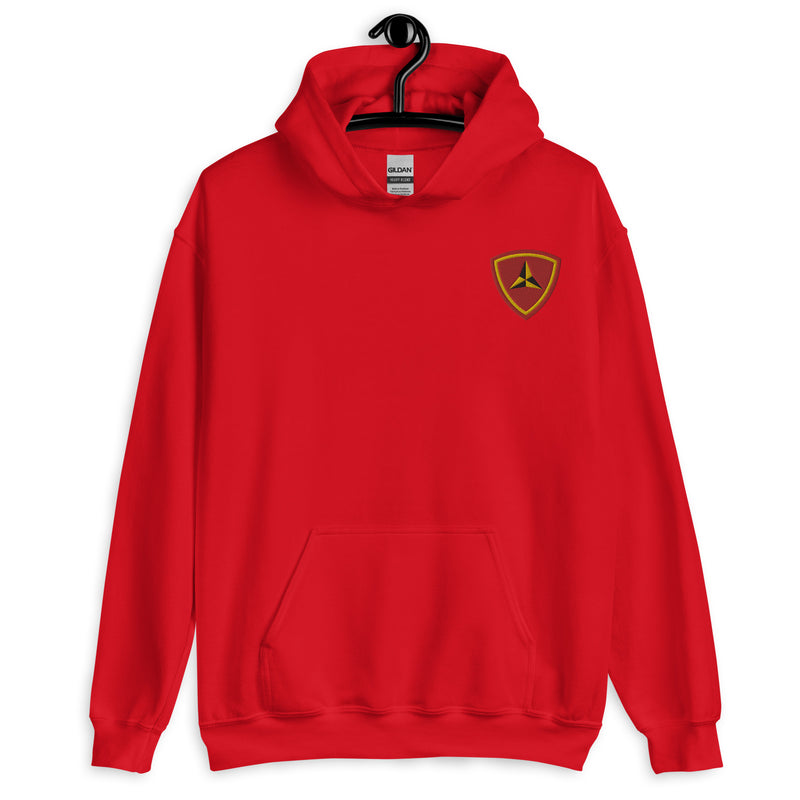 3rd Marine Division Hoodie - Red