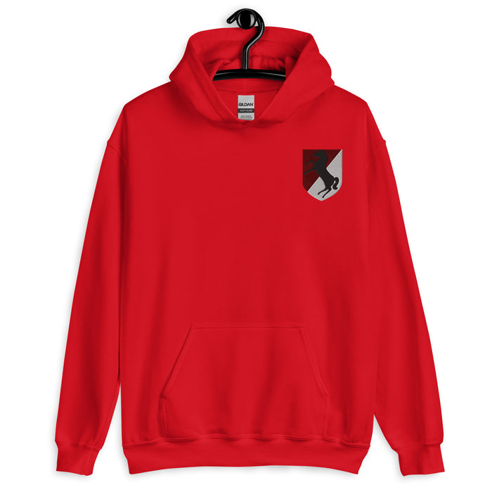 11th Armored Cavalry Regiment Hoodie - Red