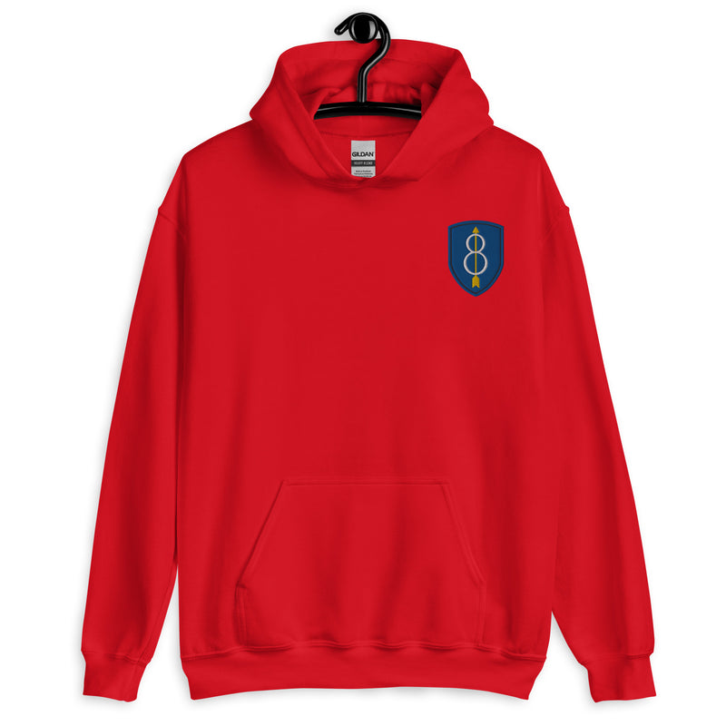 8th Infantry Division Hoodie - Red