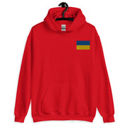 Ukrainian Flag Hoodie - Red