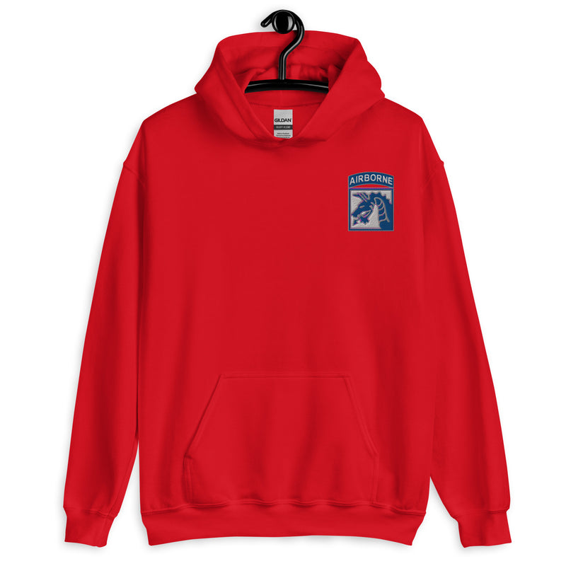 XVIII Airborne Corps Hoodie - Red