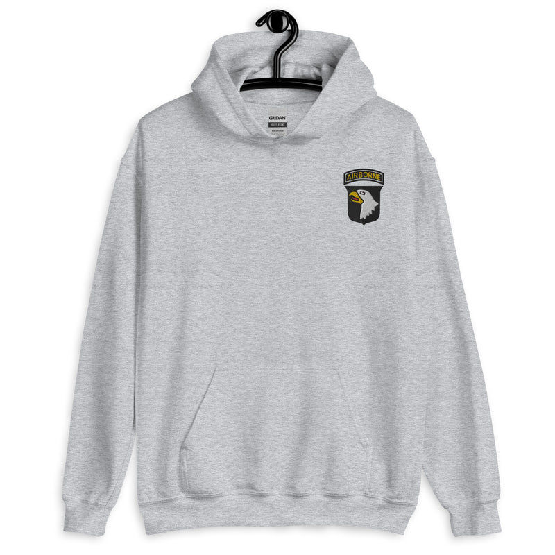 101st Airborne Hoodie - Sport Grey