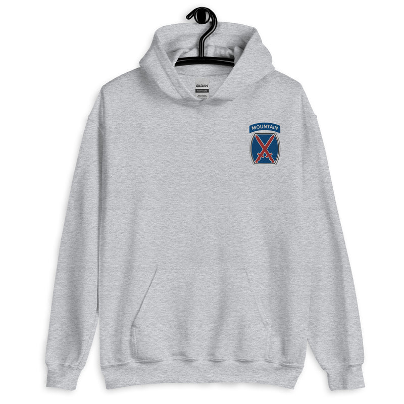 10th Mountain Division Hoodie Hoodie - Sport Grey