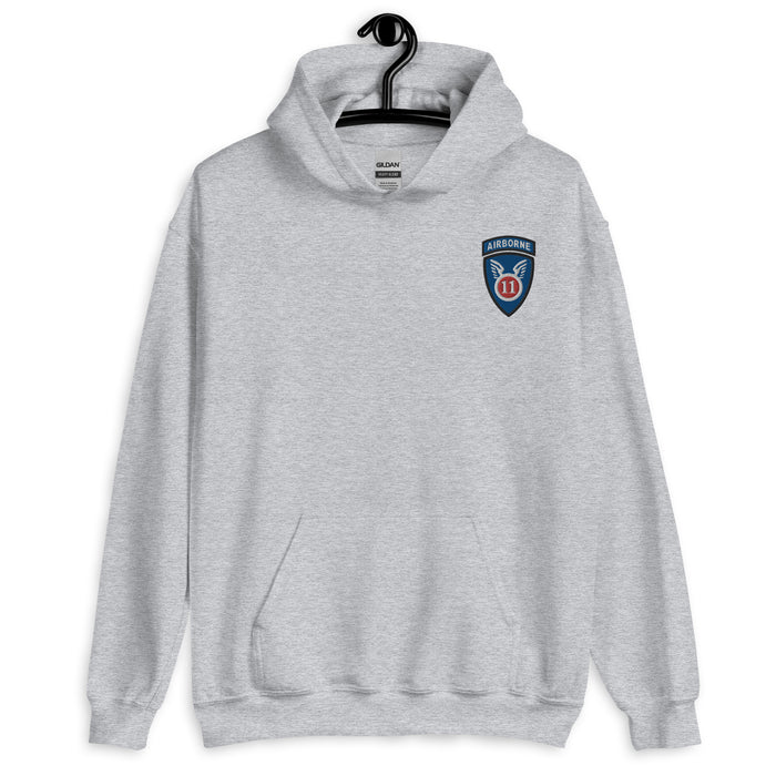 11th Airborne Division Hoodie - Sport Grey