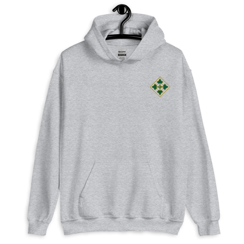 4th Infantry Division Hoodie - Sport Grey