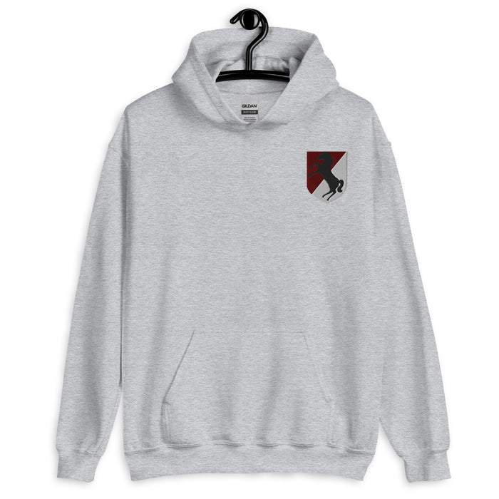 11th Armored Cavalry Regiment Hoodie - Sport Grey