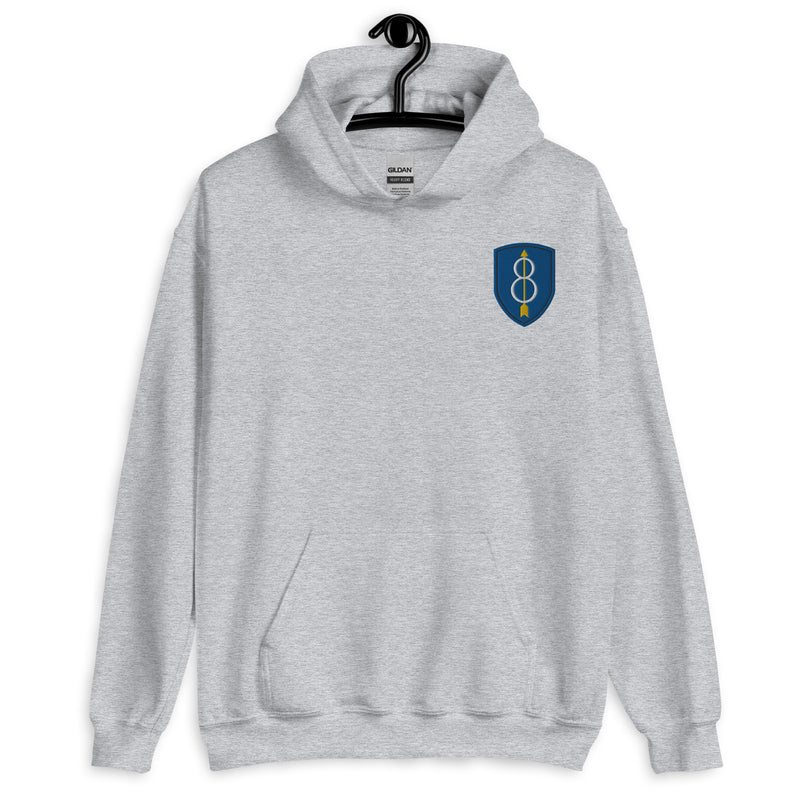 8th Infantry Division Hoodie - Sport Grey