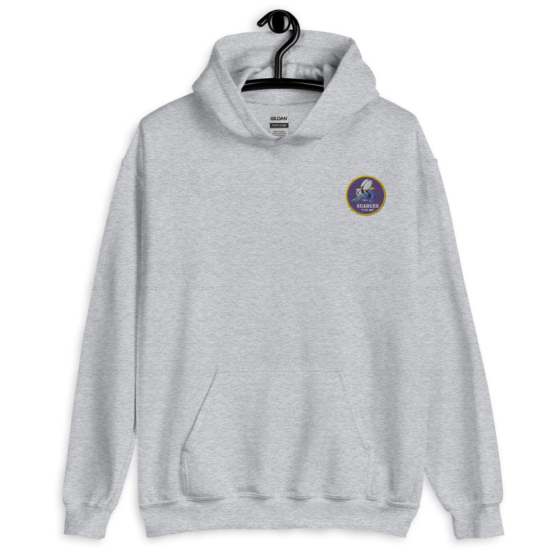 Navy Seabees Hoodie - Sport Grey