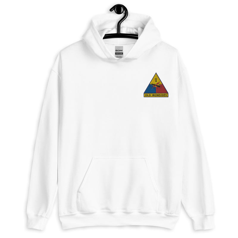 1st Armored Division Hoodie - White