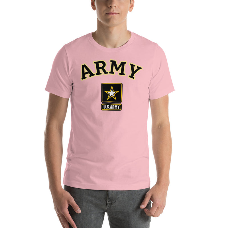 US ARMY Arched T-Shirt - Pink