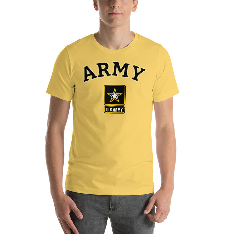 US ARMY Arched T-Shirt - Yellow