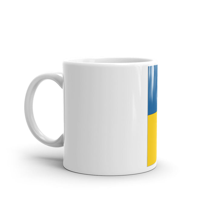 White Glossy Mug - Ukraine