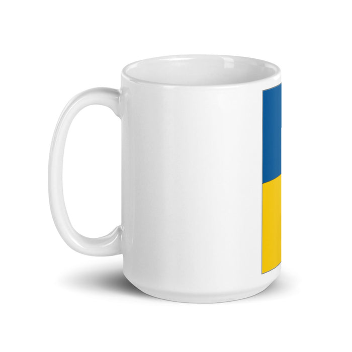 White Glossy Mug - Ukraine